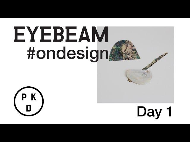 On Design: Pat Kim Day 1