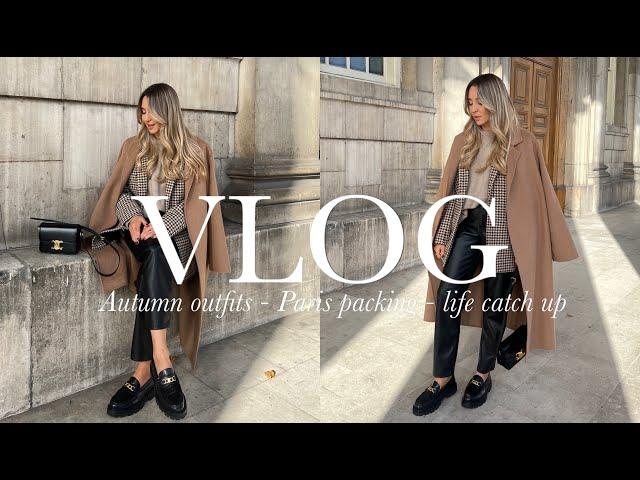 AUTUMN OUTFITS, PACKING FOR PARIS & LIFE CATCH UP | VLOG | Freya Killin