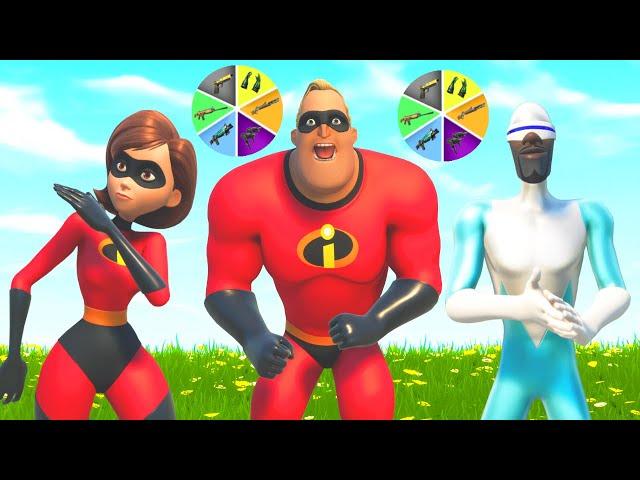 The Random *INCREDIBLES* Skin Challenge In Fortnite!