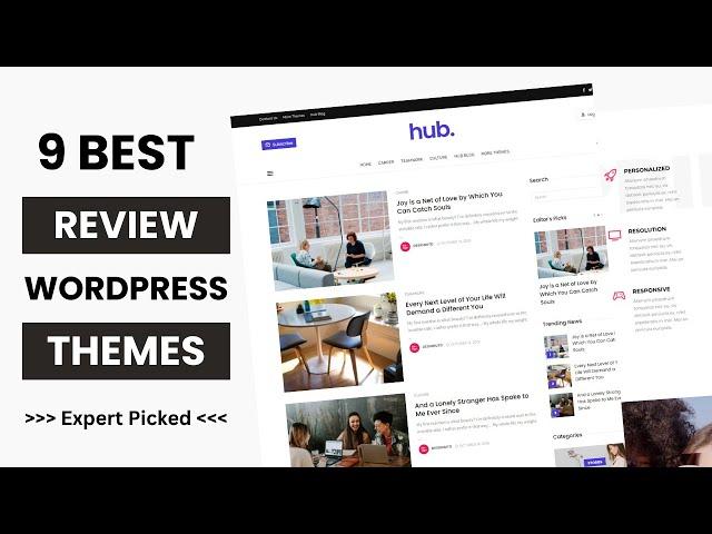 9 Best WordPress Themes for Product Reviews 2024 | Business Review WordPress Theme