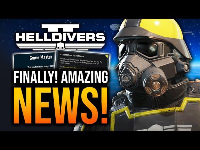 Helldivers 2 - NEW Game Master, Devs Respond & Dispatch Update!