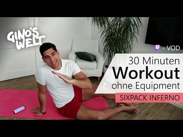 Sixpack Workout zum Mitmachen | Gino Singh Homeworkouts