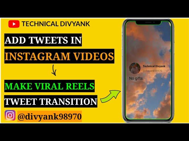 Make tweets video for instagram (2021) | viral reels part -3 | full tutorial