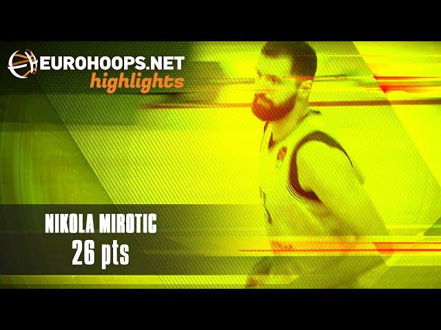 Panathinaikos Athens-FC Barcelona 74-88: Nikola Mirotic (26 points)