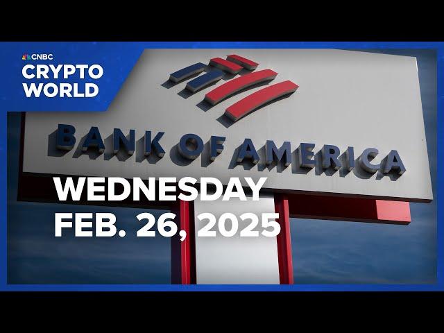 Bank of America CEO says it could launch stablecoin if regulations allow: CNBC Crypto World