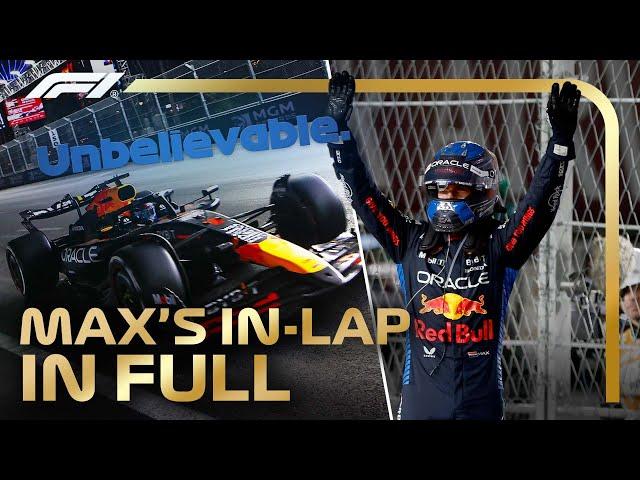 Max Verstappen's In-Lap IN FULL | 2024 Las Vegas Grand Prix