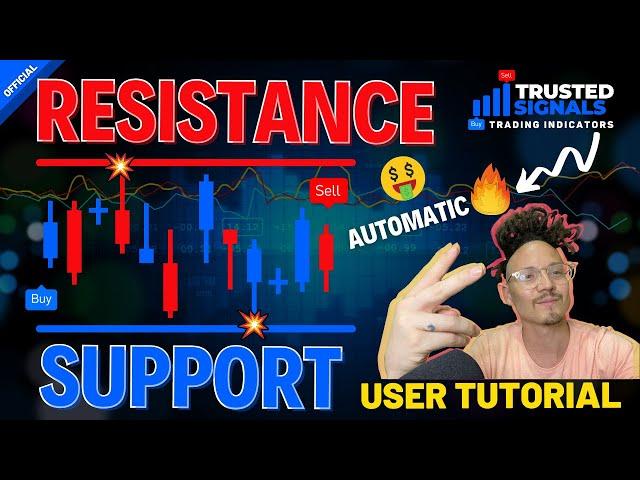 AUTOMATIC Support & Resistance Trading Strategy (TRUSTED SIGNALS INDICATOR USER TUTORIAL)