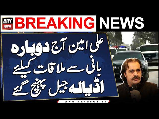 CM KPK Ali Amin Gandapur reaches Adiala Jail to meet PTI chief