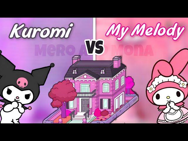 Toca life world | My melody and Kuromi move to MAPLE AVENUE house [ cute toca boca house ideas ]