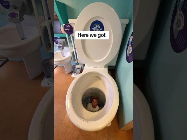 I got flushed down the World’s largest toilet!