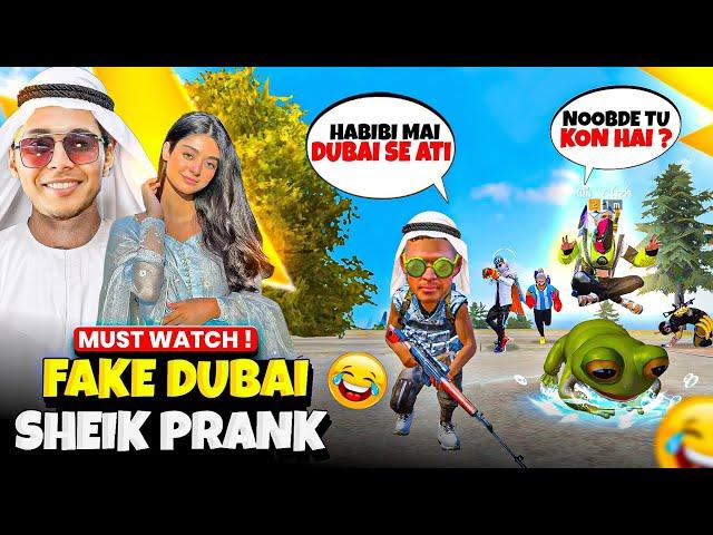 Best Funny Fake DUBAI SHEIKH  Prank Gone Wrong on WORLDCHAT Pretty GIRL fir hua LAFDA