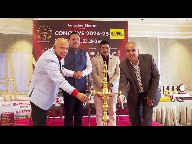 lamp lighting of IEA conclave 24 and IEA award at hotel Taj palace.