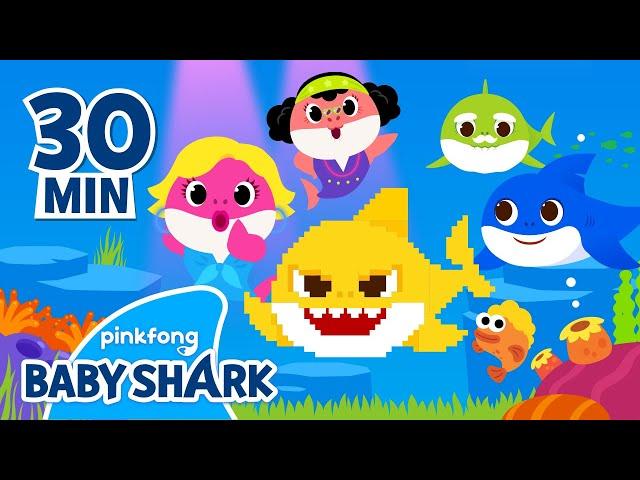 8-Bit Baby Shark and more | +Compilation | Best Baby Shark Songs | Baby Shark Official