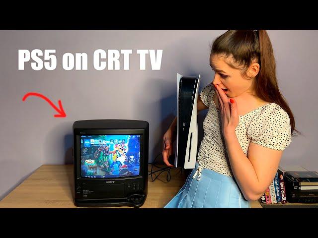 What happens if you connect PS5 to an old CRT TV?