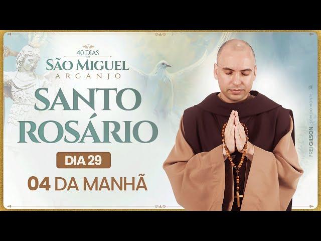 Santo Rosário | 40 Dias com São Miguel Arcanjo 2024 | 04:00 | 29° Dia | Live Ao vivo