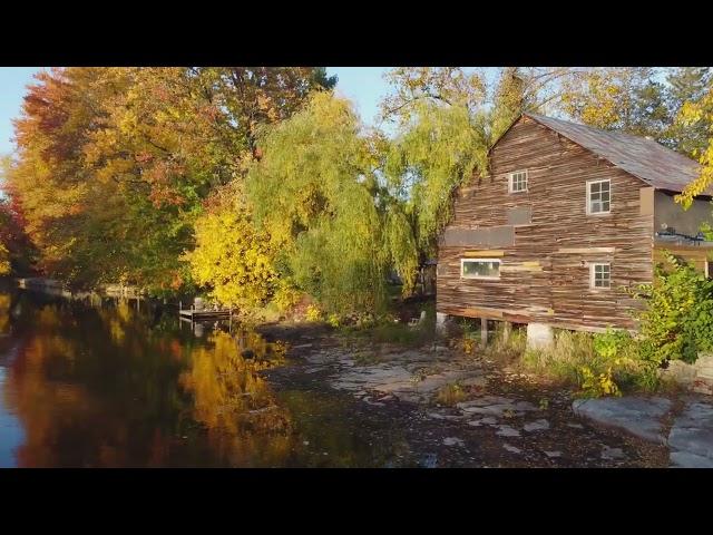 Napanee River at Yarker Ontario #yarker #napanee #djimini2  #dji #fallcolours #autumn