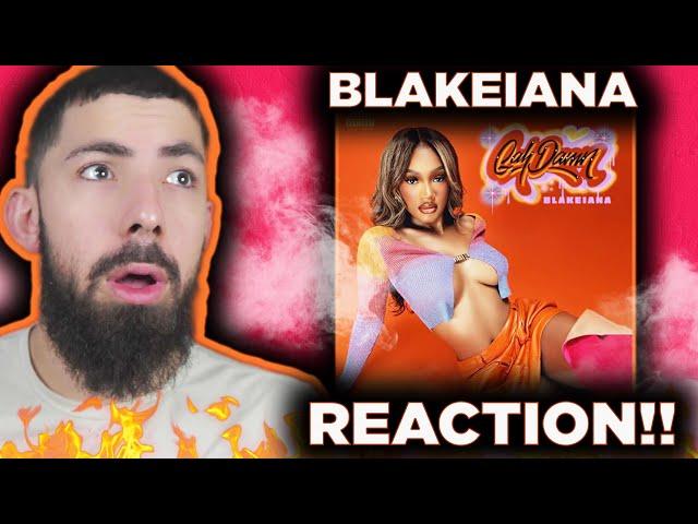 SHE GOING CRAZY ON THIS | BlakeIANA - GAHDAMN [Official Video](REACTION!!)