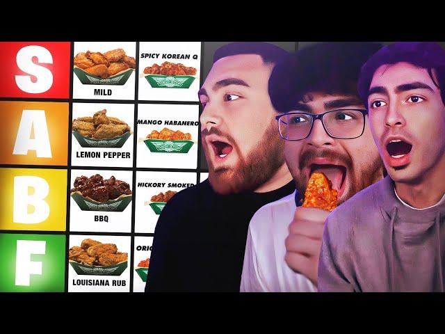 LosPollosTV Ultimate Wingstop Flavor Tier List! (Ft. Jake and Nick)