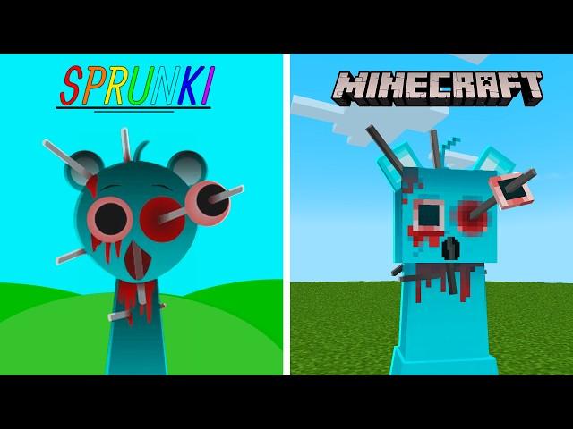 I remade every mob into SPRUNKIS in Minecraft