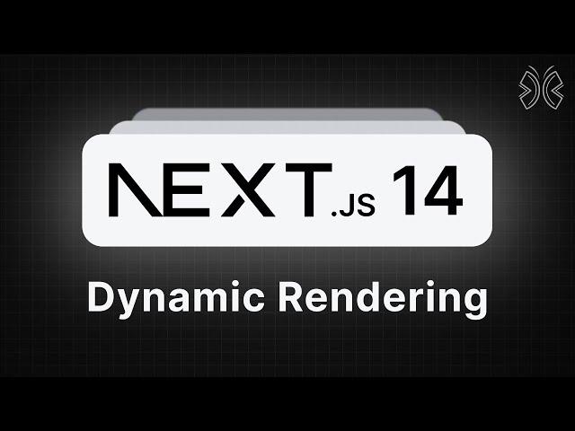 Next.js 14 Tutorial - 53 - Dynamic Rendering