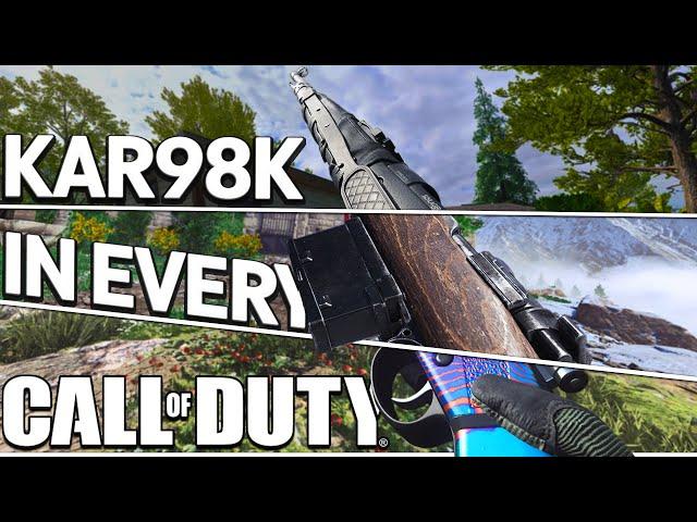 I used the Kar98K in EVERY Call of Duty