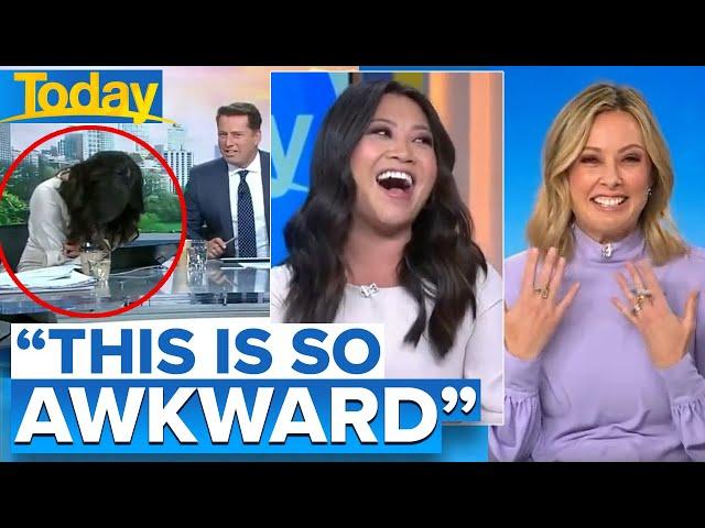 Funniest 'flirty' moments on live TV | Today Show Australia