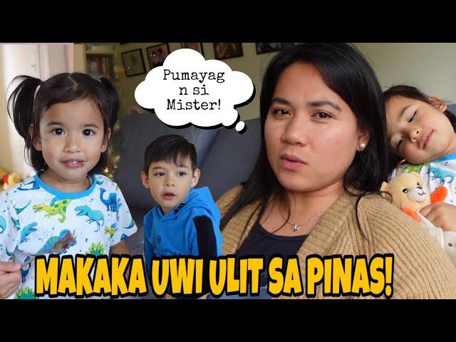 BALAK NA NAMANG UMUWI SA PINAS!!|PUMAYAG NARIN SI MISTER!| WarayinHolland