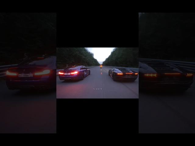 Bmw m5 vs lamborghini 