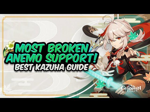 ULTIMATE KAZUHA GUIDE! BEST Kazuha Build - Artifacts [EM vs Crit], Weapons & Teams | Genshin Impact