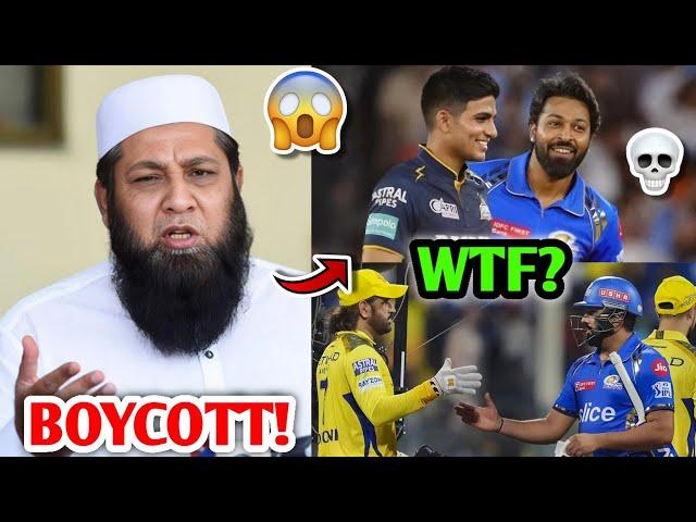 BOYCOTT IPL! WTF? | Pakistan Inzamam Ul Haq SHOCKING Statement on India IPL Cricket News