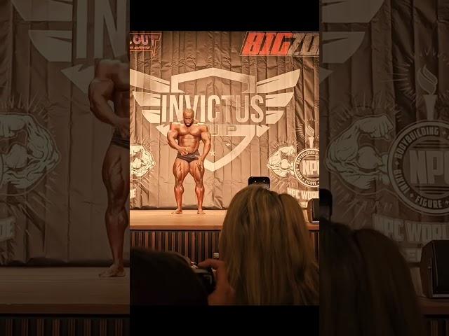 Samson Dauda guest posing at the Invictus Cup