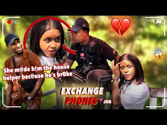 Making couples switching phones for 60sec   SEASON 3 SA EDITION | EPISODE 325 |
