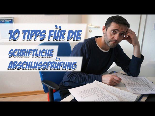 10 Tipps für die schriftliche Abschlussprüfung | Pflege Vlog | Pflege Kanal