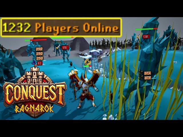 Grinding Tracks On The Most Popular Custom RSPS of 2025! | 1200+ Players Online | -  Conquest