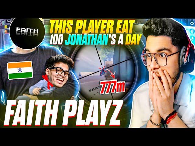 WORLD's HIGHEST 15 KD PLAYER EVEN JONATHAN IS SCARRED ?? Faith PlayzZz BEST Moments in PUBG Mobile