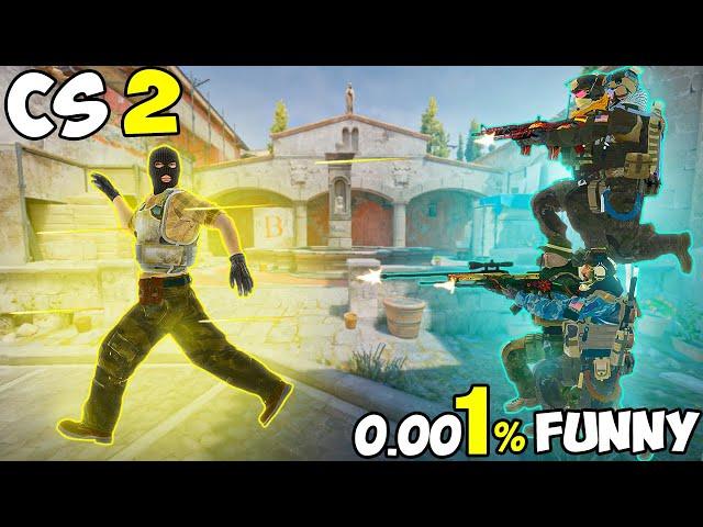 0.001% UNEXPECTED MOMENTS in CS2 - CS 2 FUNNY MOMENTS #13