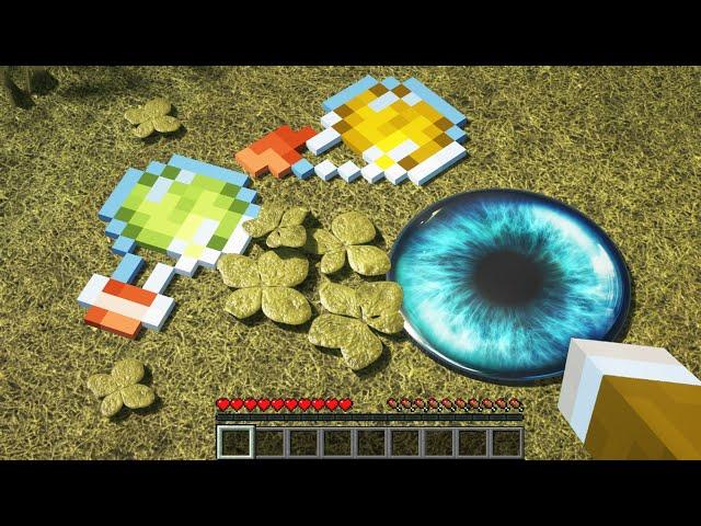 Minecraft 離譜的畫質，所有東西都超真實的麥塊世界生存..！？