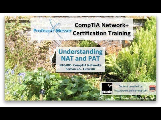 Understanding NAT and PAT - CompTIA Network+ N10-005: 5.5