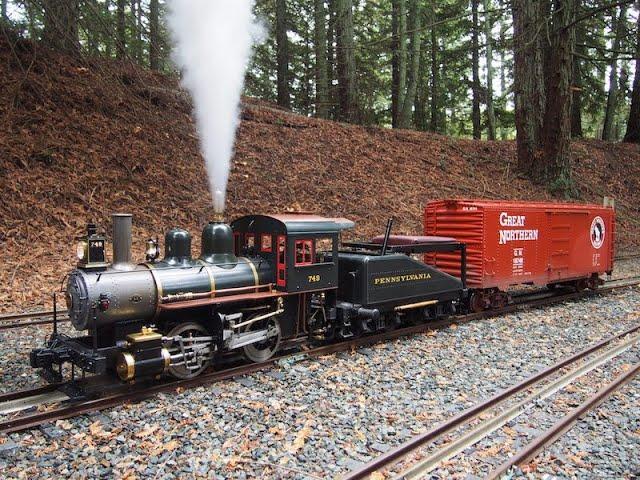 Kozo A3 Live Steam Locomotive - First run