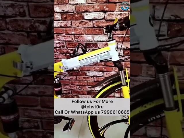 BMW X6 Foldable Bicycle | Yellow Edition 21 Shimano Gear Imported Cycle #Shorts | TCH Store