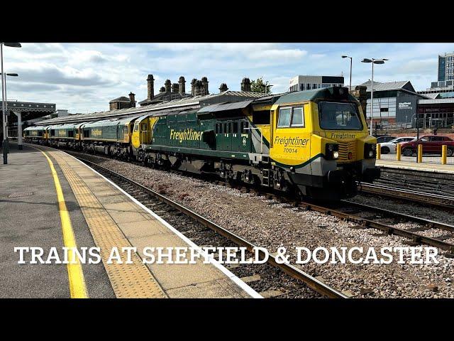 Trains at Sheffield & Doncaster