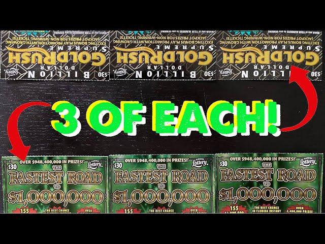 3 of Each $30 FL Scratch Off Ticket! (SURPRISING WIN!)