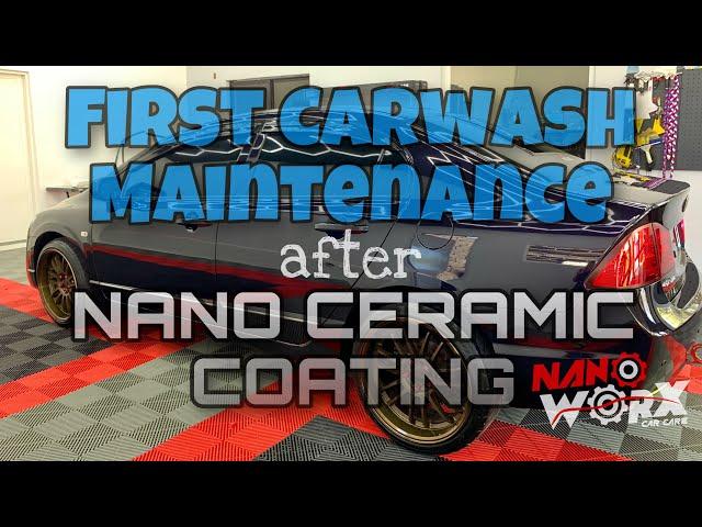 First Carwash Maintenance after NanoCeramic Coating by Nanoworx Car Care Tarlac