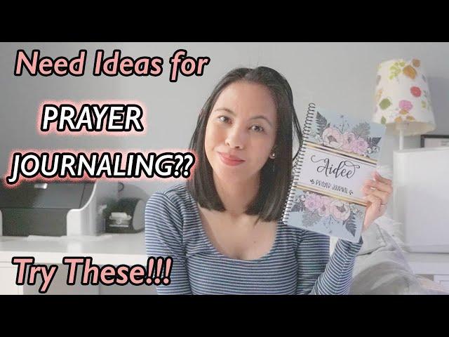 PRAYER JOURNALING PROMPTS FOR BEGINNERS | Simple Prayer Journal DIY Setup and Ideas | Bible Crafts