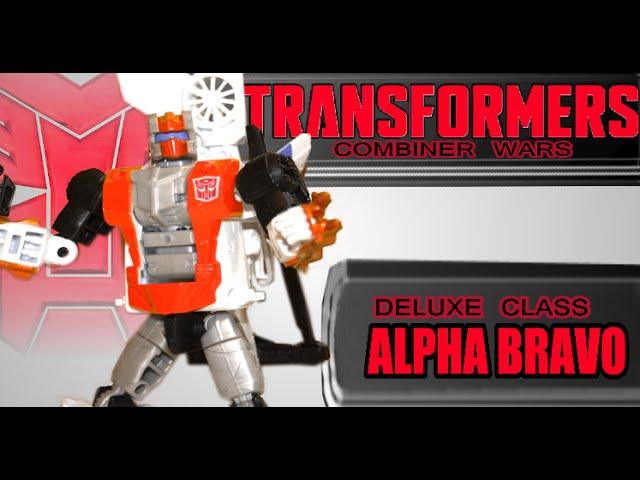 Transformers Combiner Wars - Deluxe Alpha Bravo Figure Review