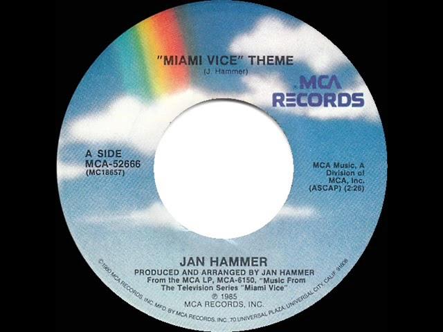 1985 “Miami Vice” Theme - Jan Hammer (a #1 record--stereo 45 single version)