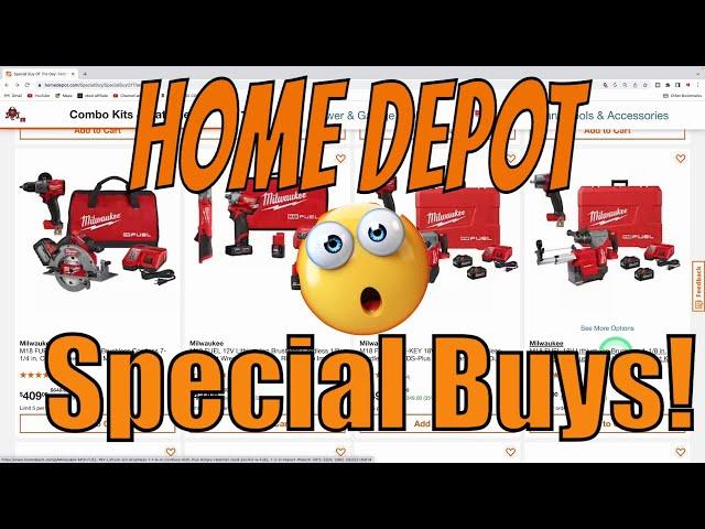 Home Depot Tool DEALS of the Day!