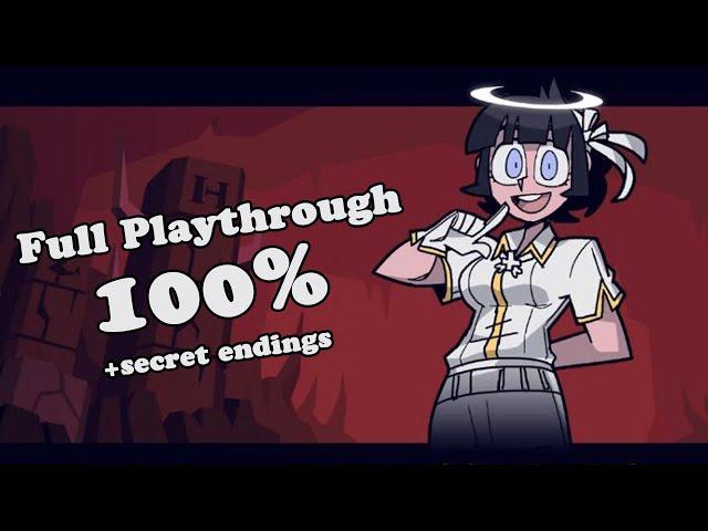 Helltaker - Perfect Playtrough Guide | All Endings (Normal Ending, Angel Ending, Secret Ending)