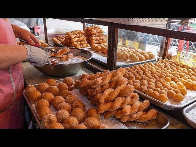 Sold Out Every day! Fantastic Street Donuts by Crazy Speed Donut Master /Korean Street food