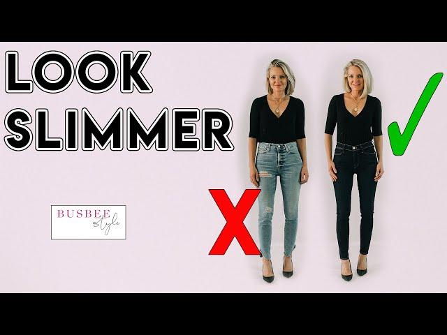 How To INSTANTLY Look Slimmer! 10 Style Tricks